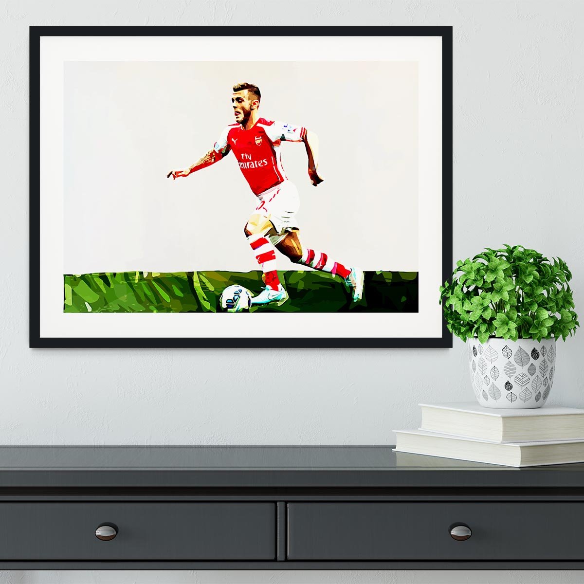 Jack Wilshere Framed Print - Canvas Art Rocks - 1