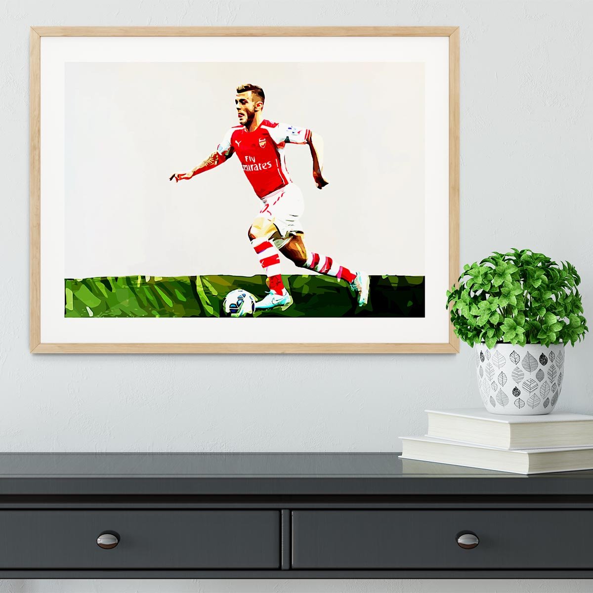 Jack Wilshere Framed Print - Canvas Art Rocks - 3