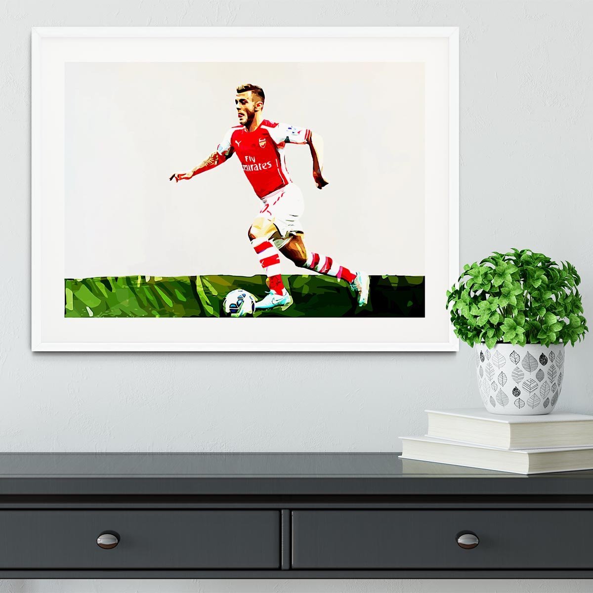 Jack Wilshere Framed Print - Canvas Art Rocks - 5