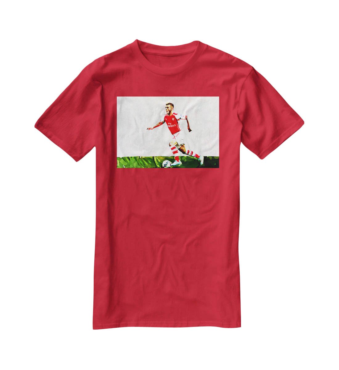 Jack Wilshere T-Shirt - Canvas Art Rocks - 4