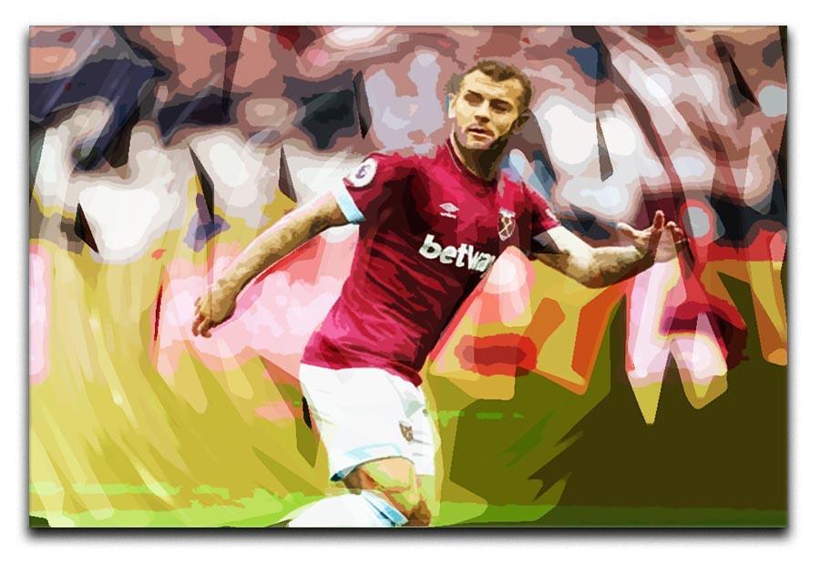 Jack Wilshere West Ham Canvas Print or Poster  - Canvas Art Rocks - 1