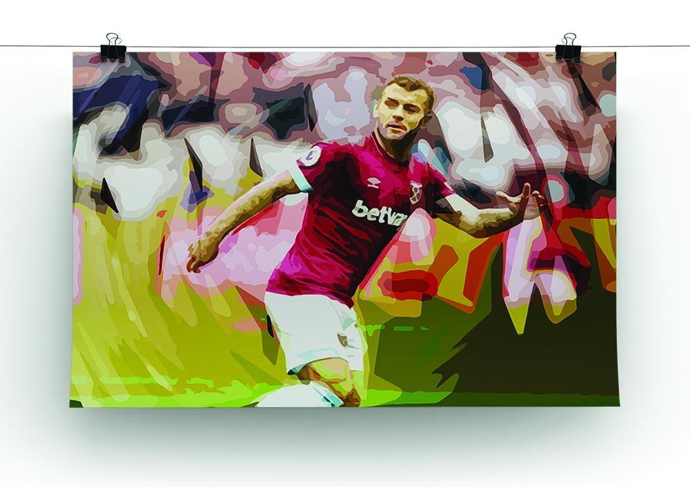 Jack Wilshere West Ham Canvas Print or Poster - Canvas Art Rocks - 2