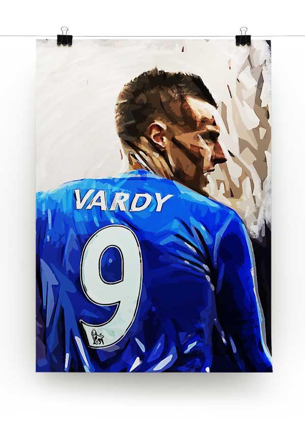 Jamie Vardy Print - Canvas Art Rocks - 2