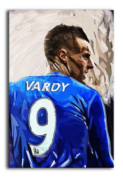 Jamie Vardy Print - Canvas Art Rocks - 1