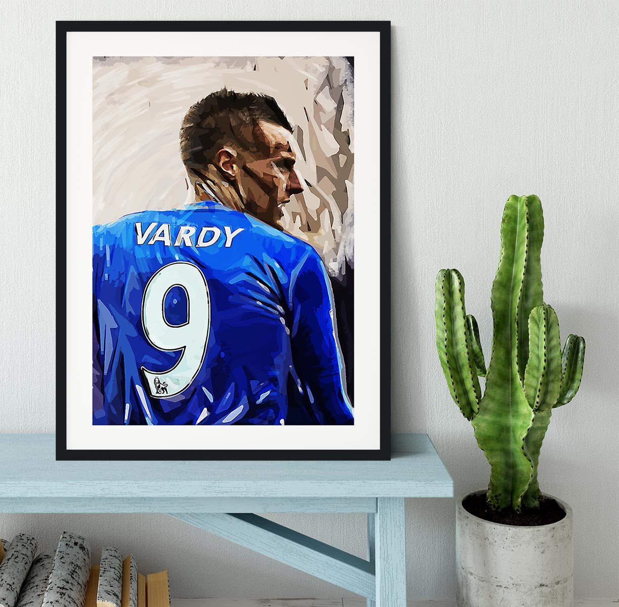 Jamie Vardy Framed Print - Canvas Art Rocks - 1