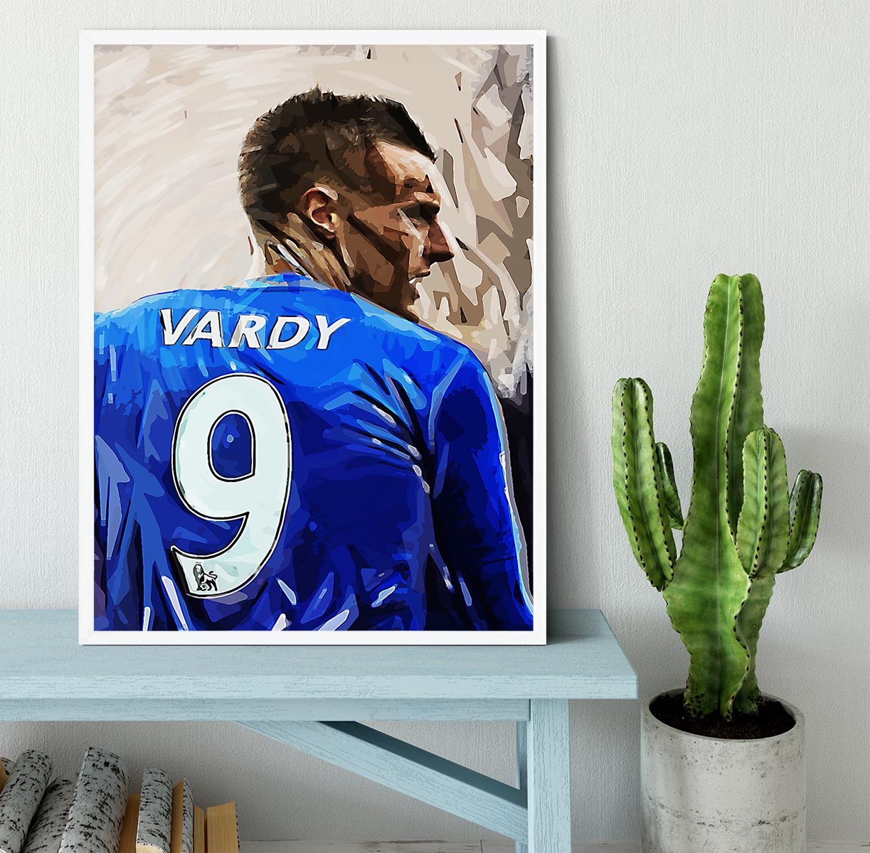 Jamie Vardy Framed Print - Canvas Art Rocks -6