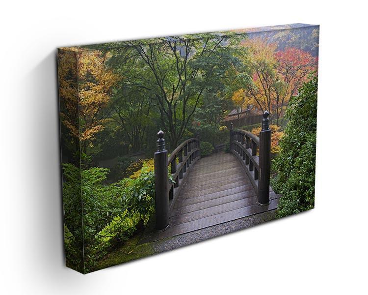 Japanese Garden Oregon in Autumn Canvas Print or Poster - Canvas Art Rocks - 3