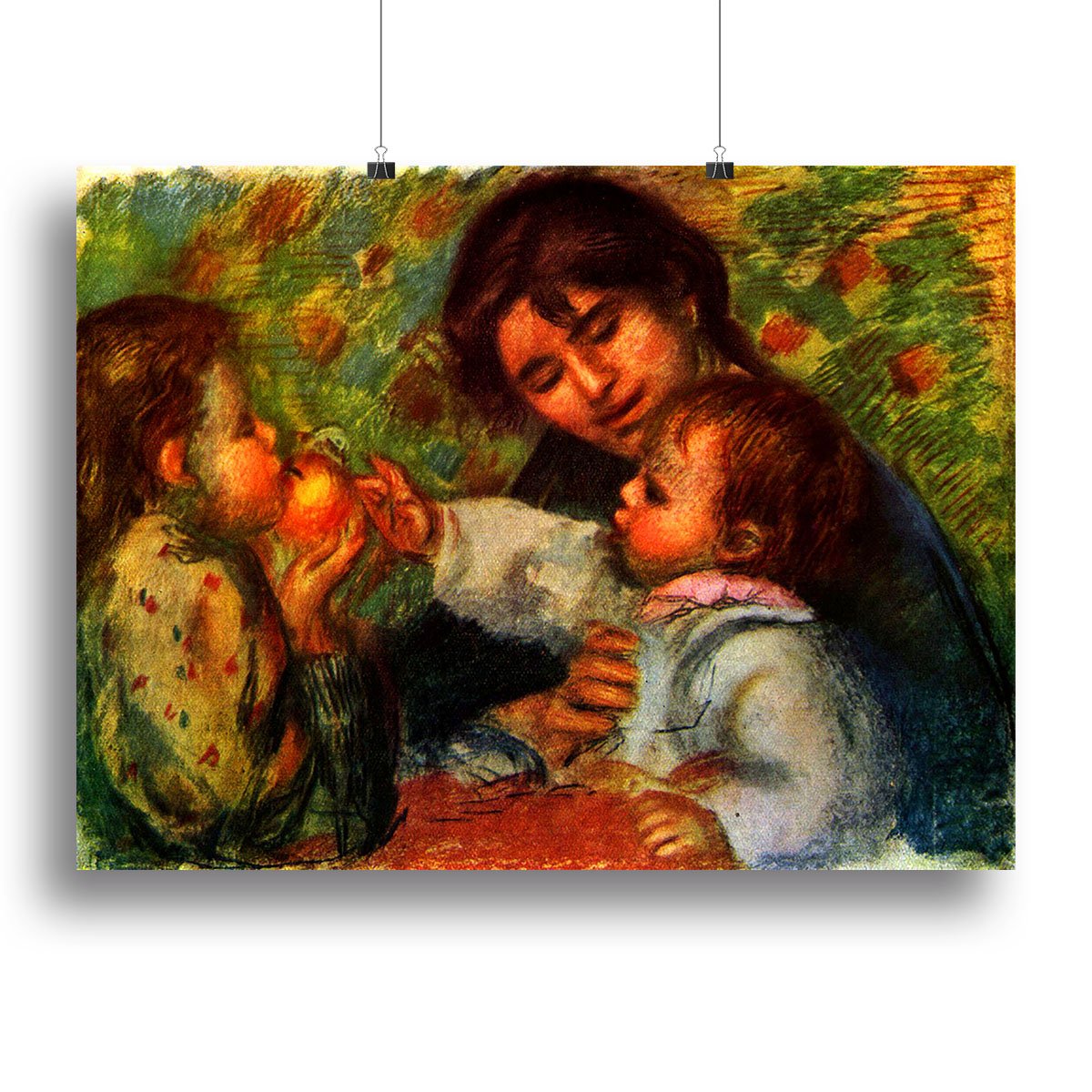 Jean Renoir and Gabrielle by Renoir Canvas Print or Poster