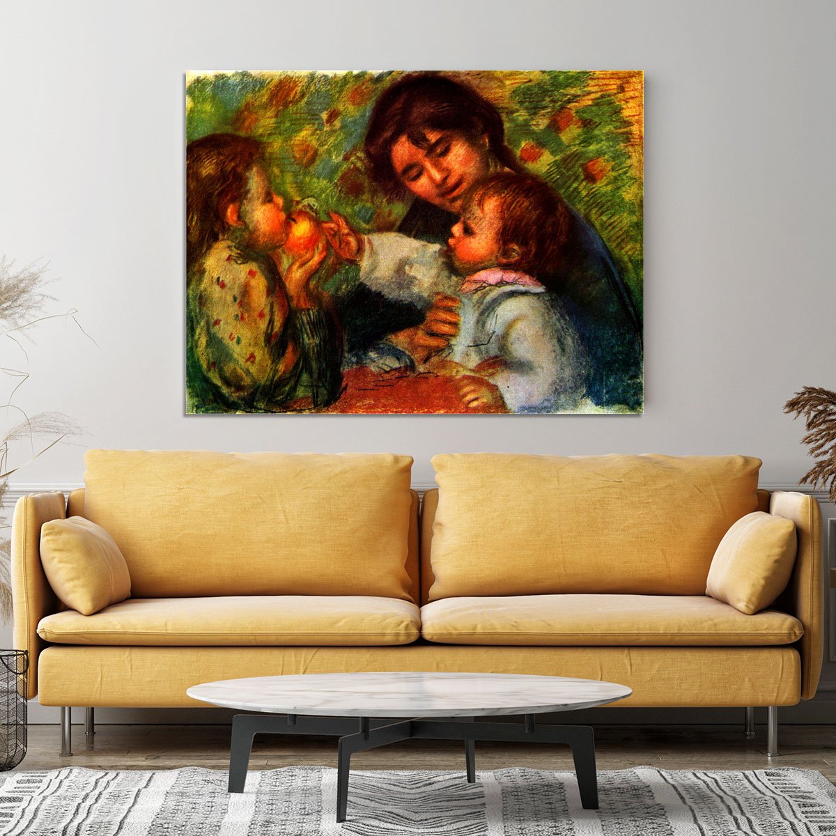 Jean Renoir and Gabrielle by Renoir Canvas Print or Poster