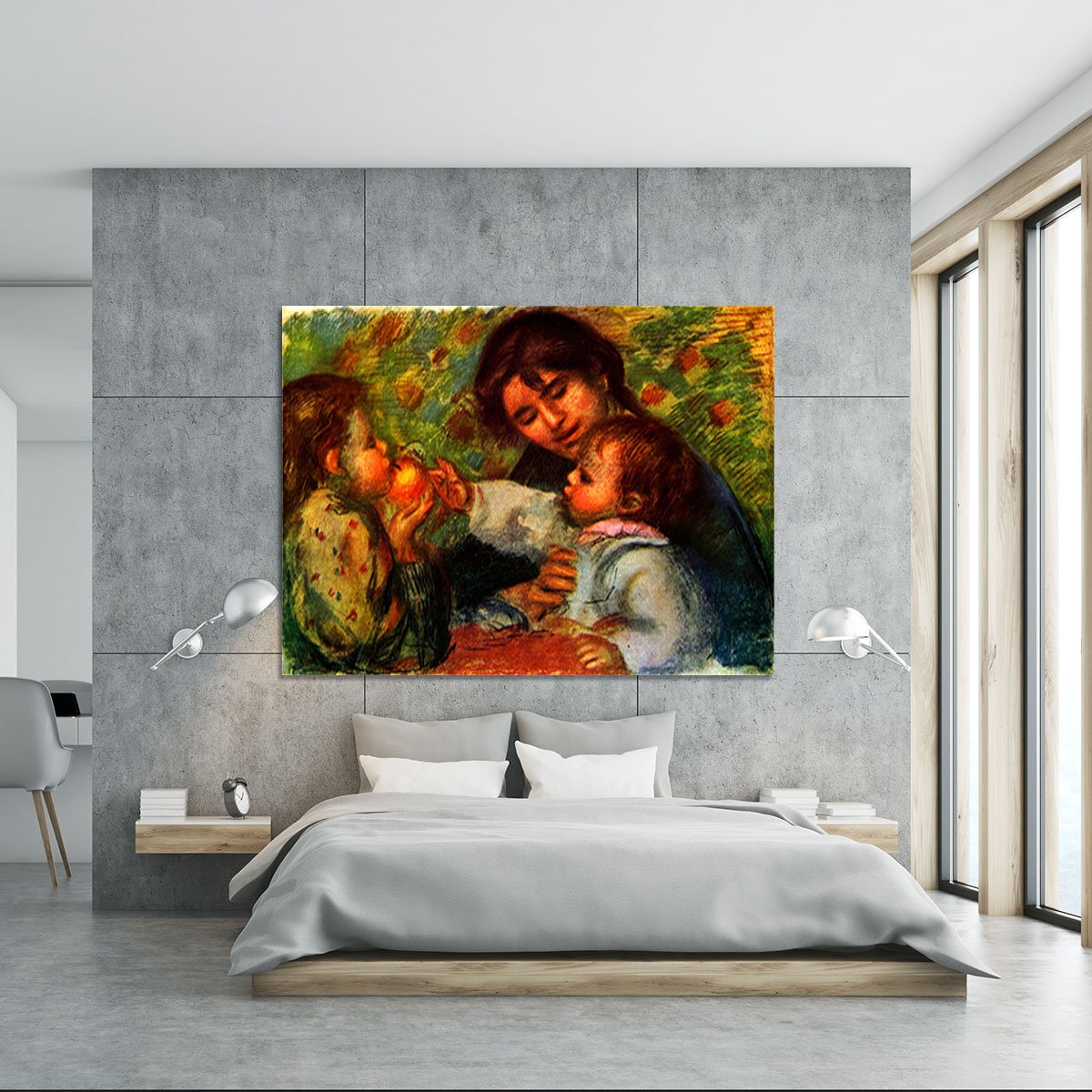 Jean Renoir and Gabrielle by Renoir Canvas Print or Poster