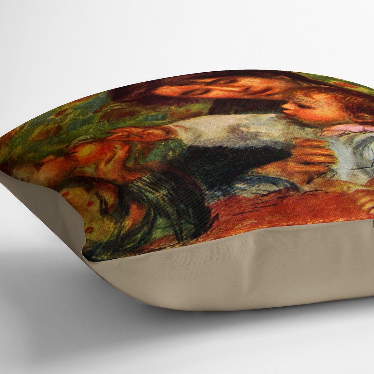 Jean Renoir and Gabrielle by Renoir Throw Pillow