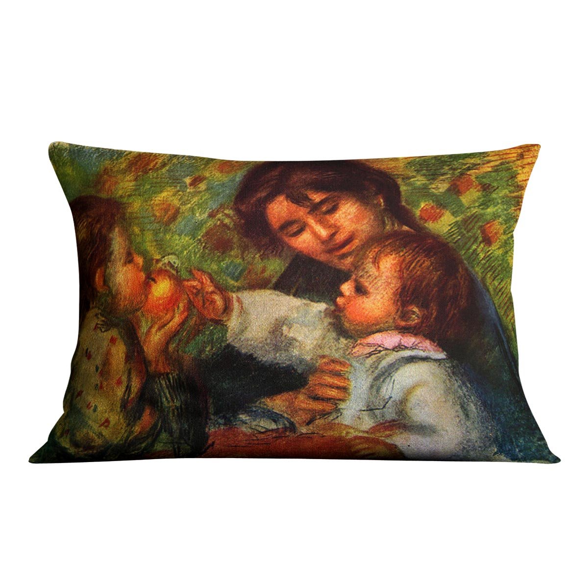 Jean Renoir and Gabrielle by Renoir Throw Pillow