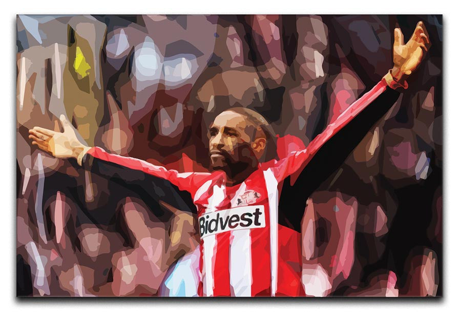 Jermain Defoe Print - Canvas Art Rocks - 1