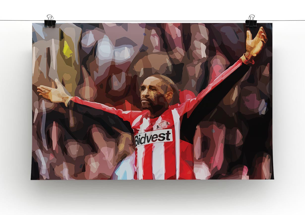 Jermain Defoe Print - Canvas Art Rocks - 2