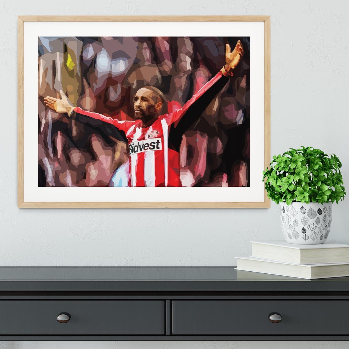 Jermain Defoe Framed Print - Canvas Art Rocks - 3