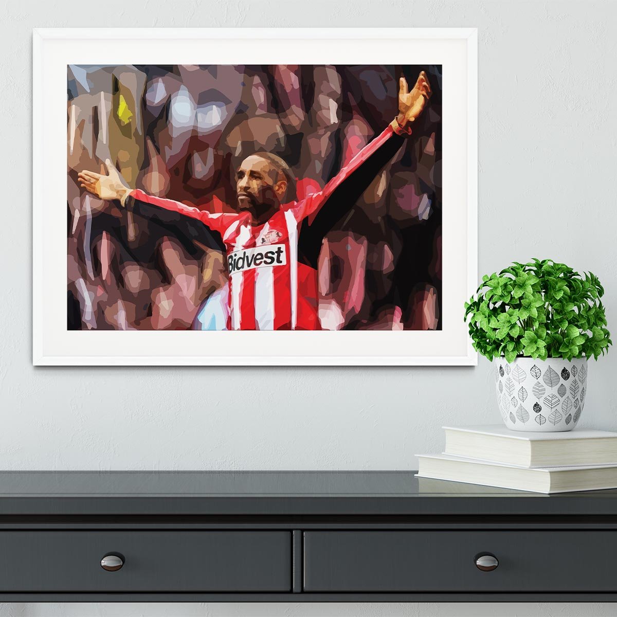 Jermain Defoe Framed Print - Canvas Art Rocks - 5