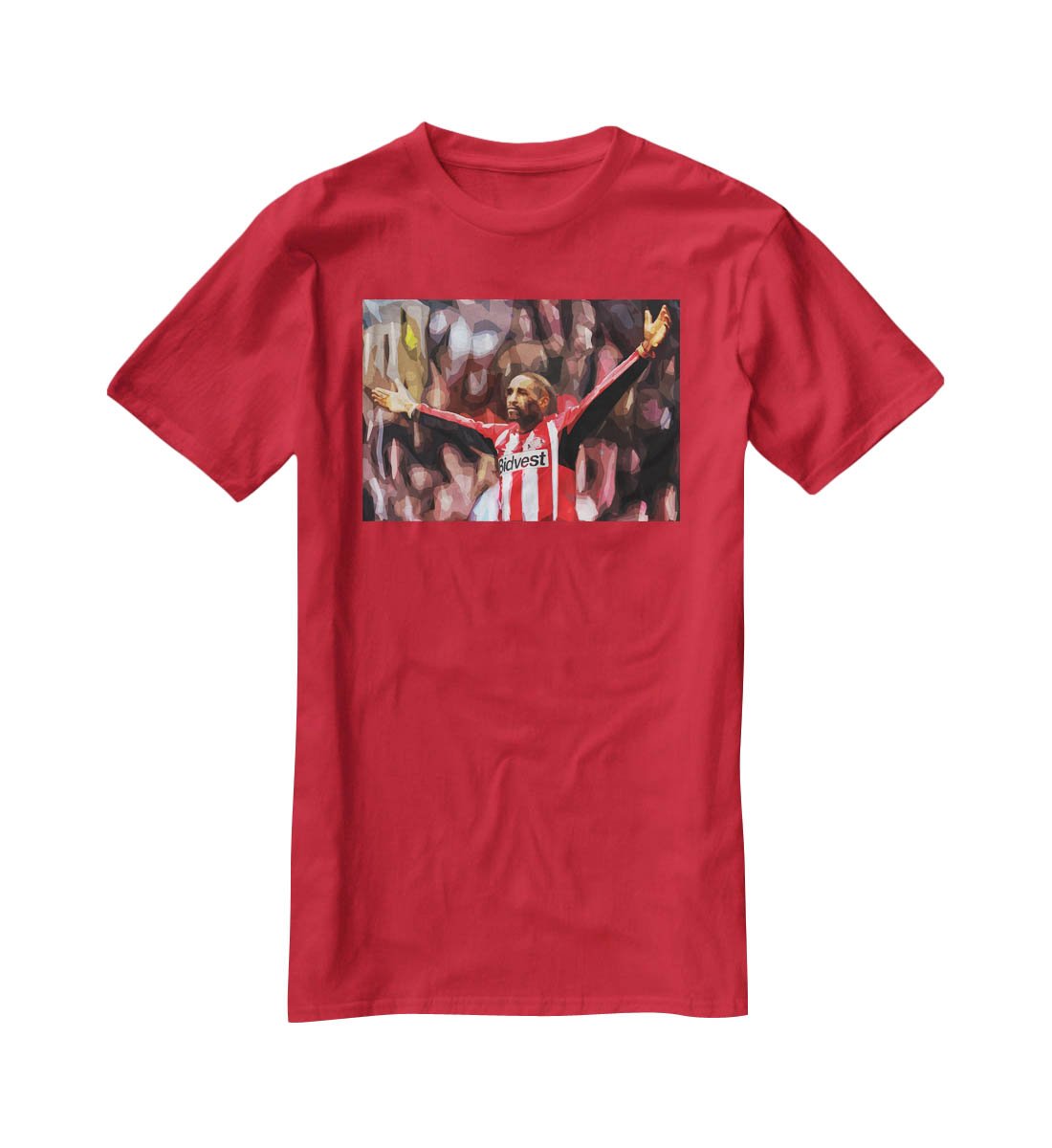 Jermain Defoe T-Shirt - Canvas Art Rocks - 4