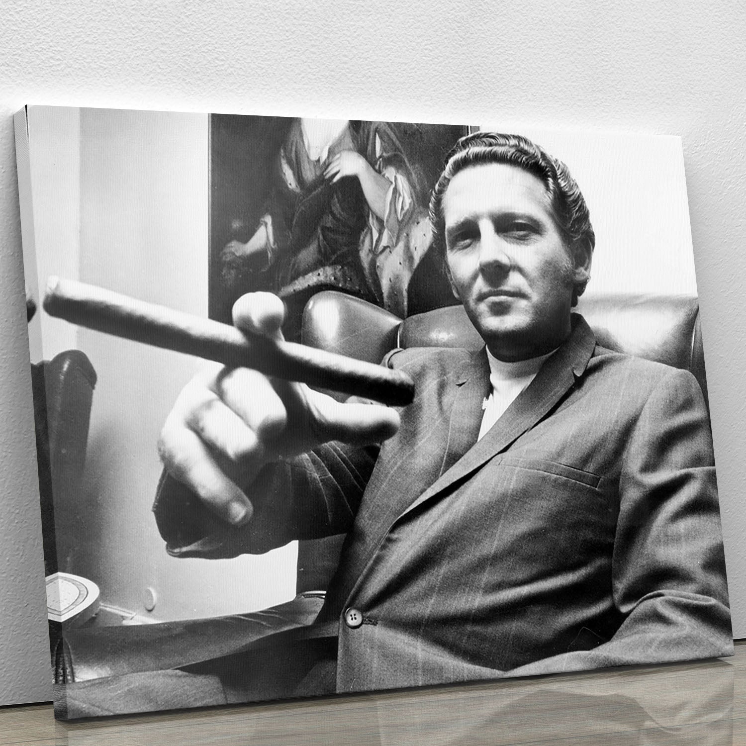 Jerry Lee Lewis in 1968 Canvas Print or Poster - Canvas Art Rocks - 1