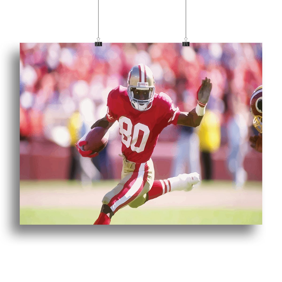 Jerry Rice San Francisco Canvas Print or Poster