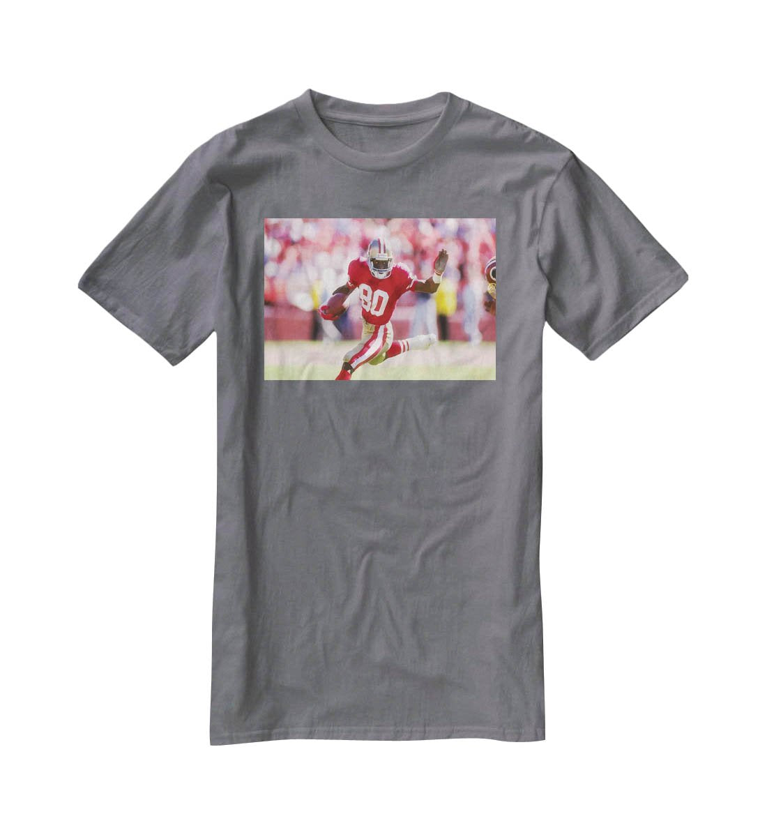 Jerry Rice San Francisco T-Shirt - Canvas Art Rocks - 3