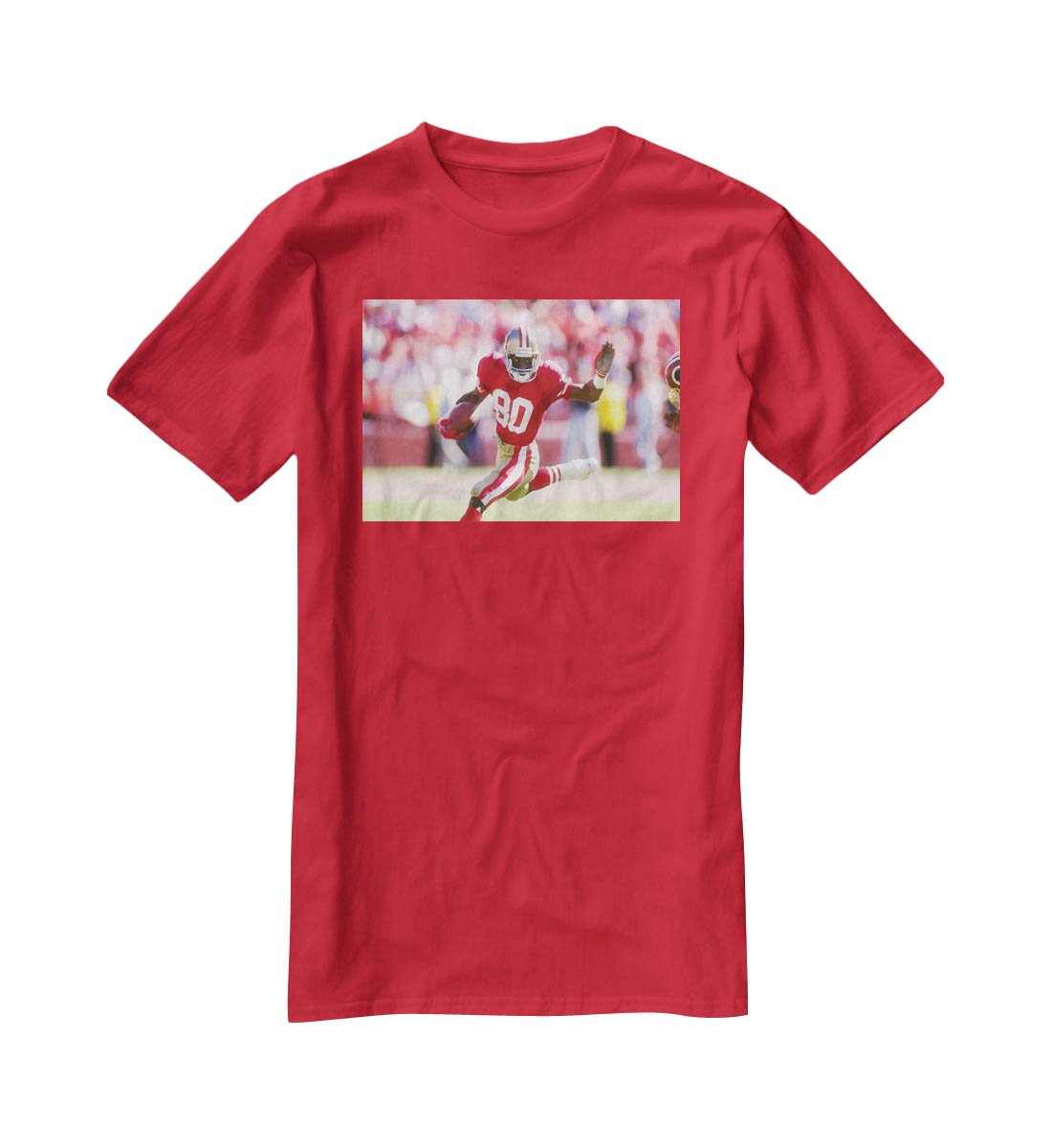 Jerry Rice San Francisco T-Shirt - Canvas Art Rocks - 4