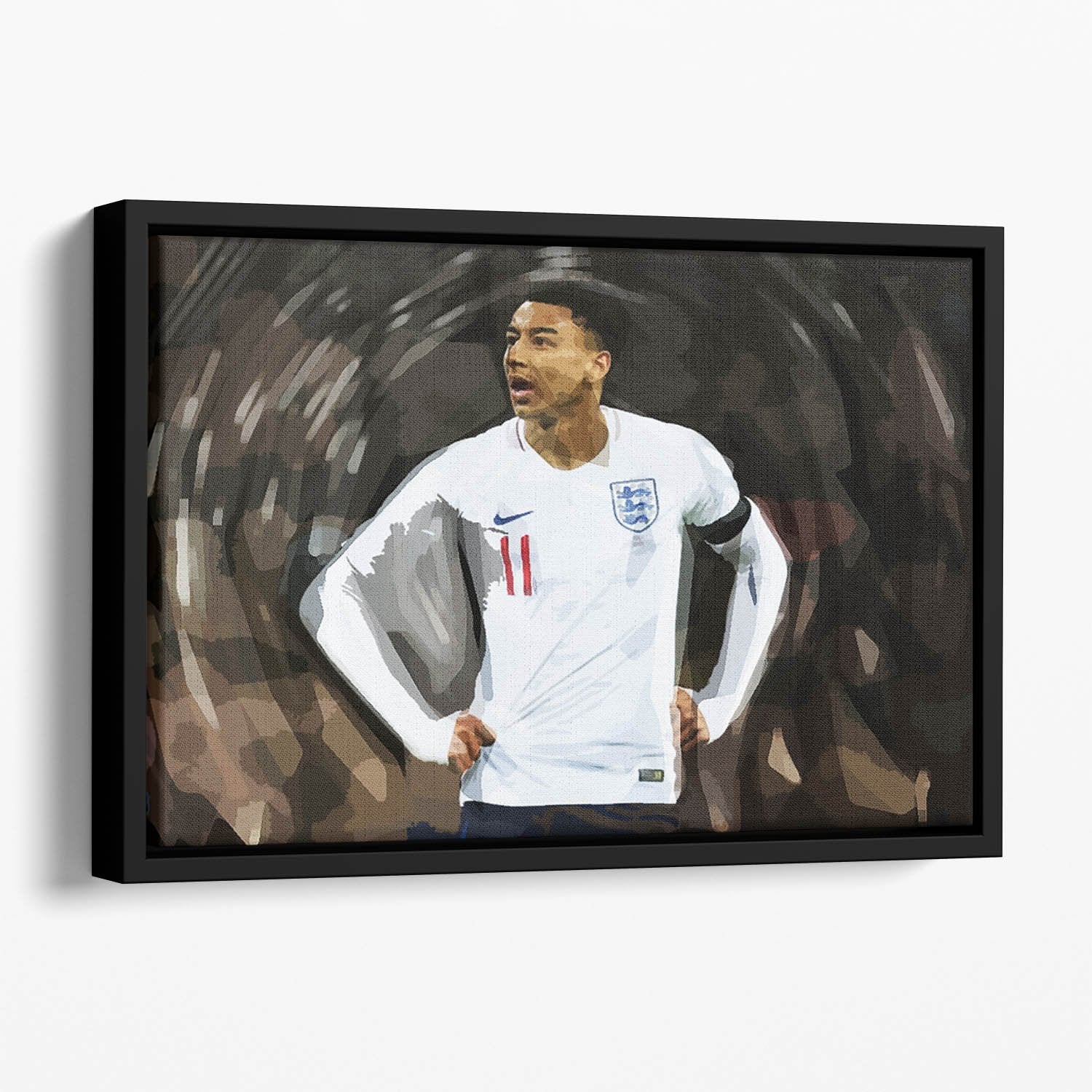 Jesse Lingard England Floating Framed Canvas