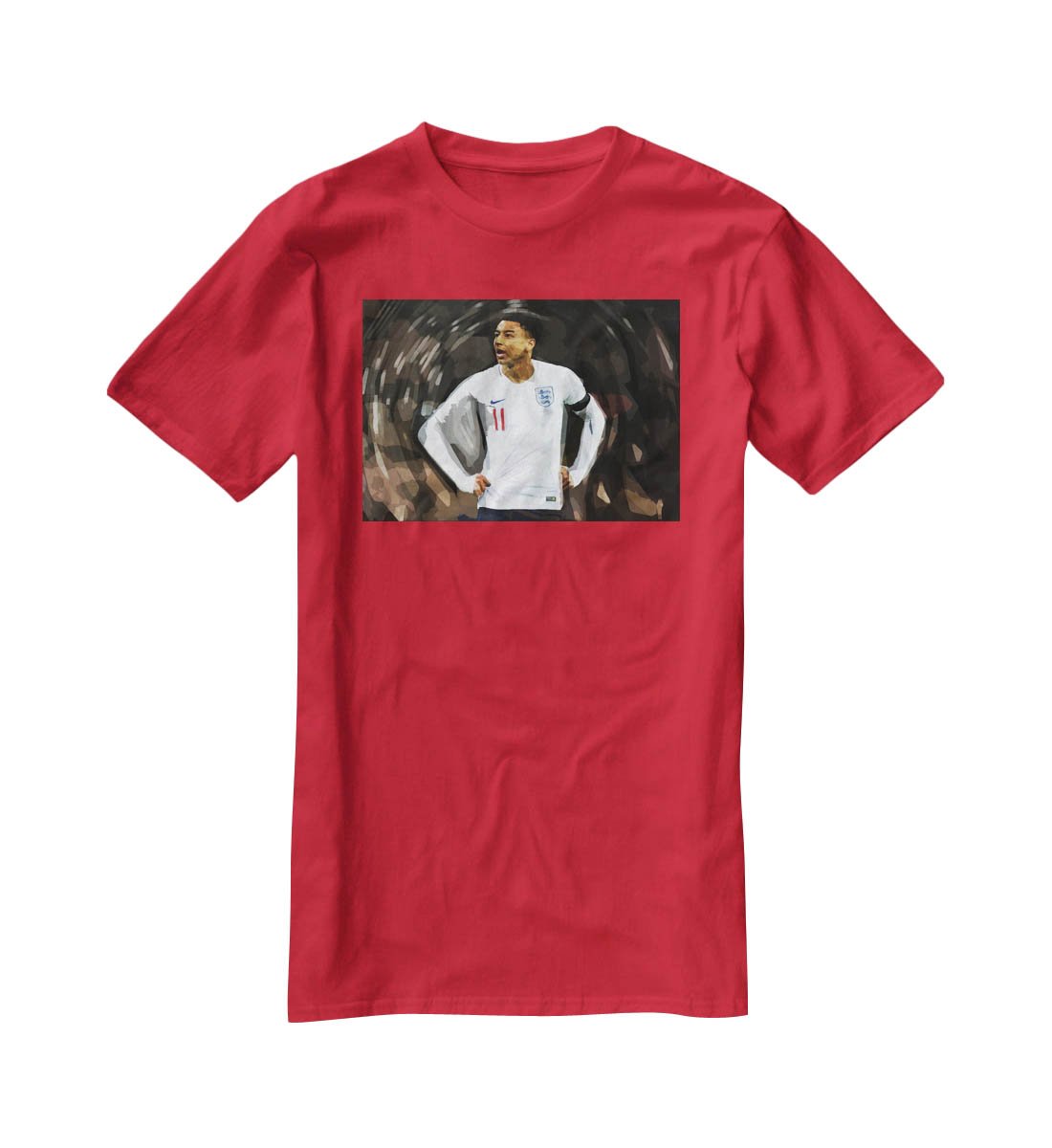 Jesse Lingard England T-Shirt - Canvas Art Rocks - 4