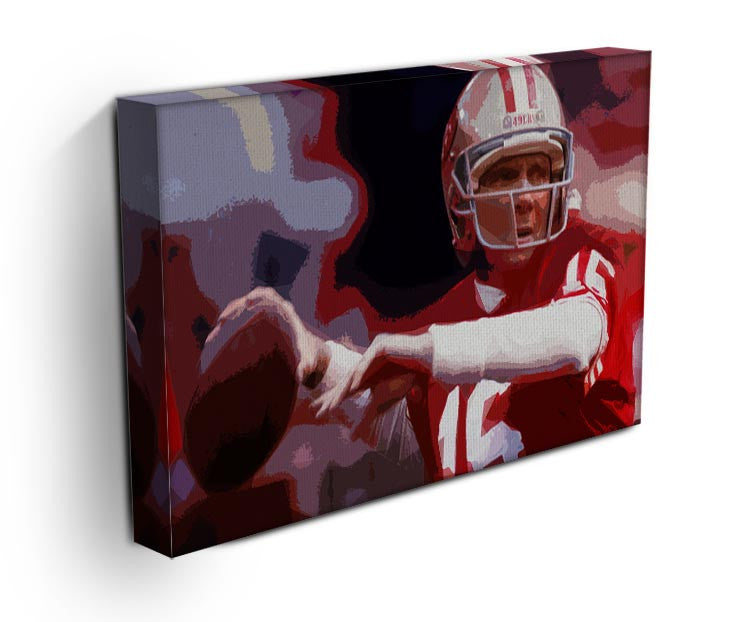 Joe Montana San Francisco Canvas Print - Canvas Art Rocks - 3