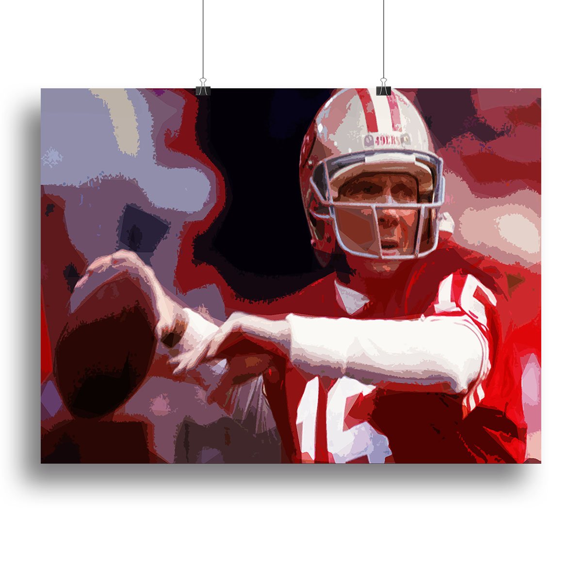 Joe Montana San Francisco Canvas Print or Poster