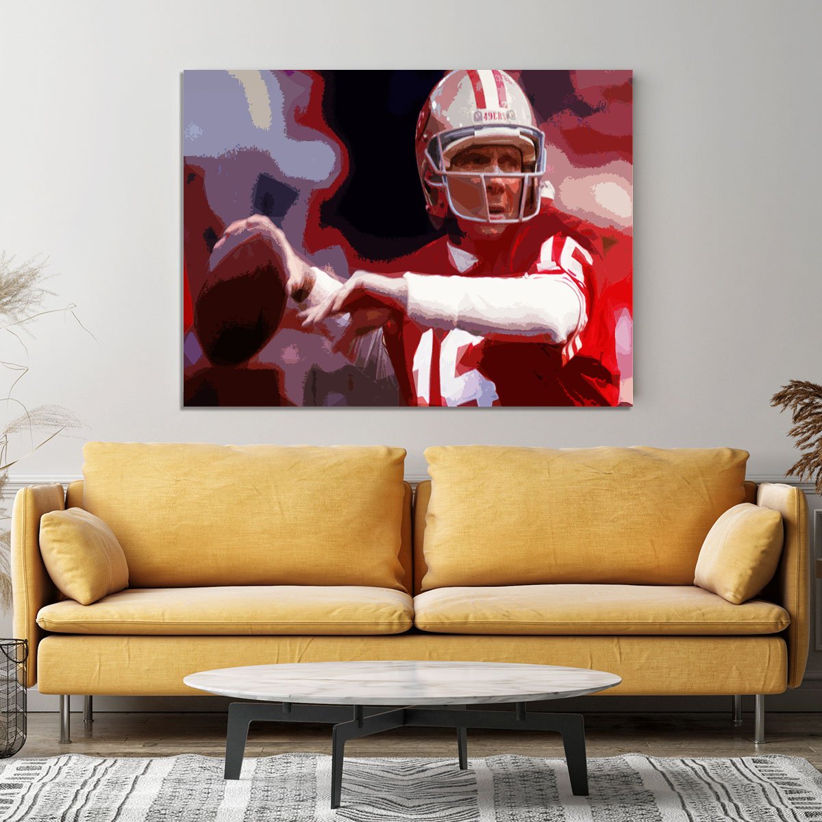 Joe Montana San Francisco Canvas Print or Poster