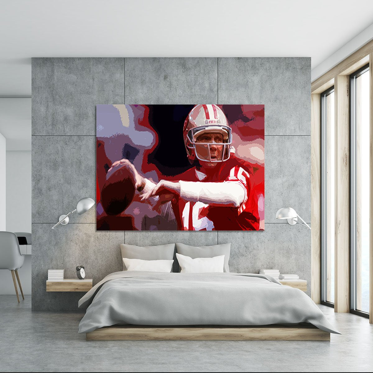 Joe Montana San Francisco Canvas Print or Poster