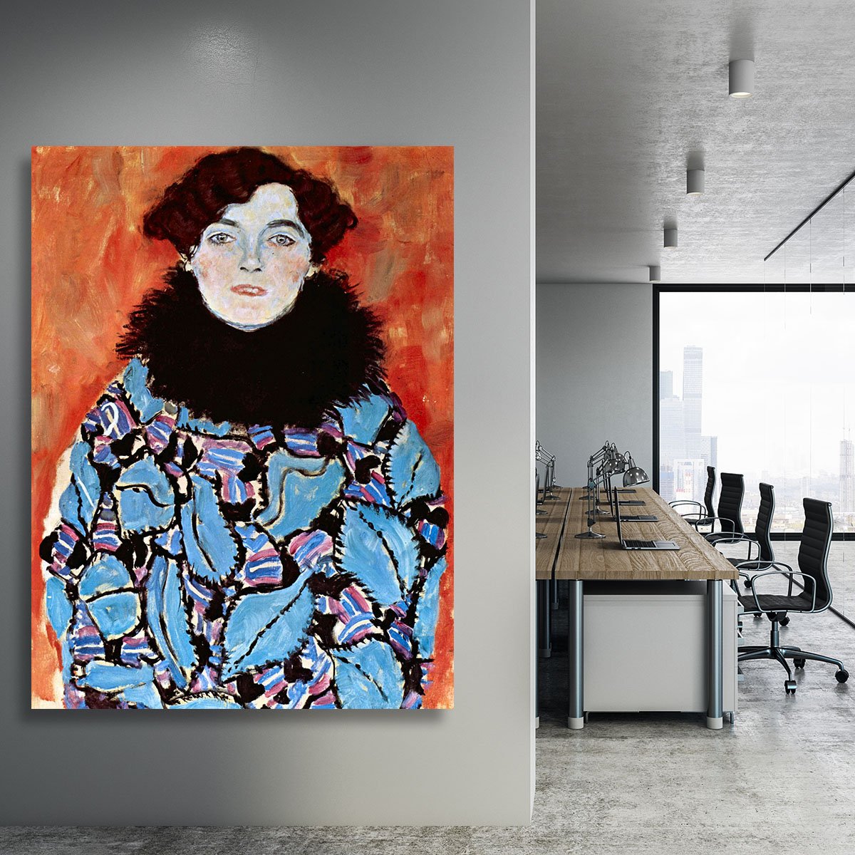 Johanna Staude by Klimt Canvas Print or Poster