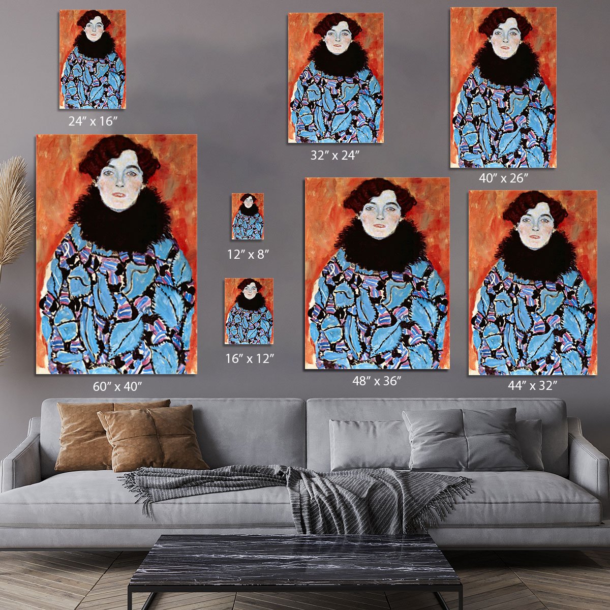 Johanna Staude by Klimt Canvas Print or Poster