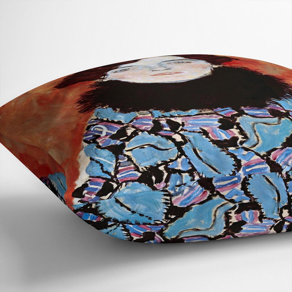Johanna Staude by Klimt Throw Pillow