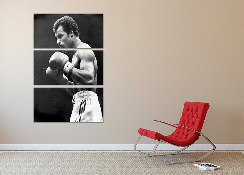 John Conteh boxer 3 Split Panel Canvas Print - Canvas Art Rocks - 2