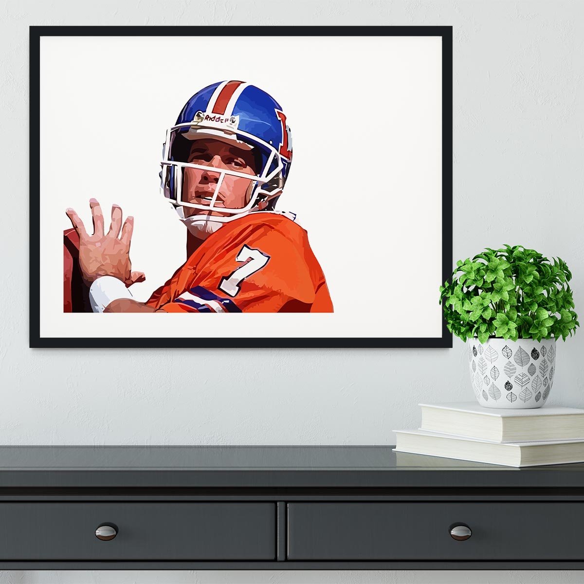 John Elway Framed Print - Canvas Art Rocks - 1