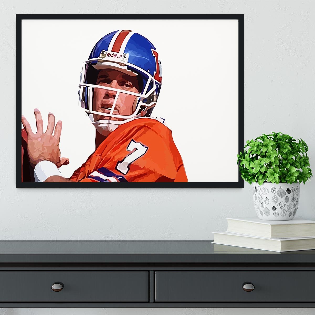 John Elway Framed Print - Canvas Art Rocks - 2