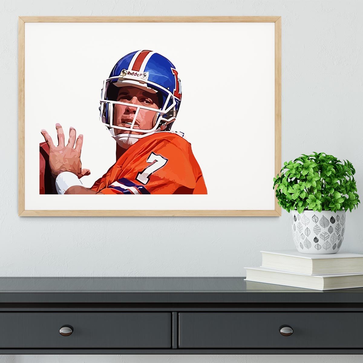 John Elway Framed Print - Canvas Art Rocks - 3