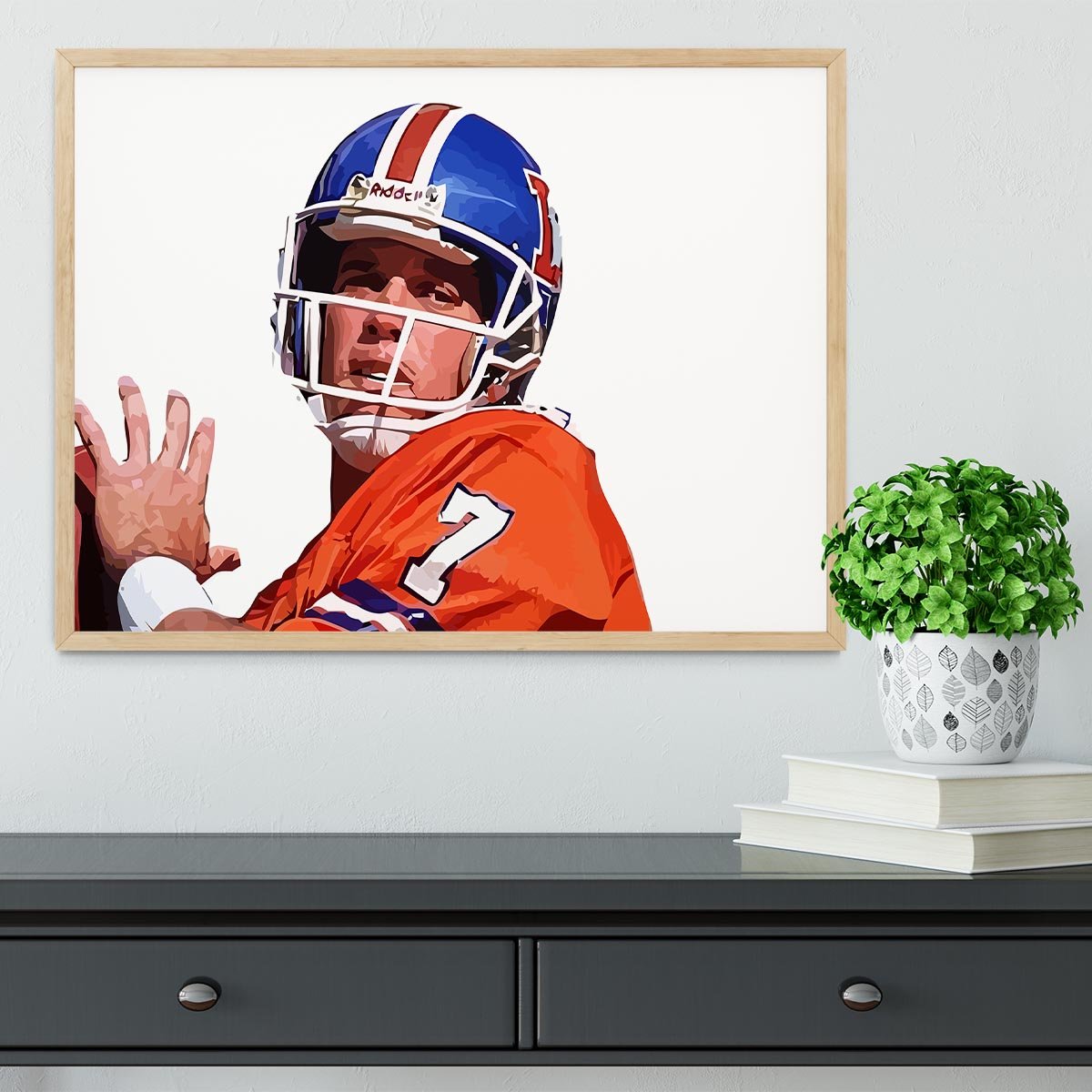 John Elway Framed Print - Canvas Art Rocks - 4