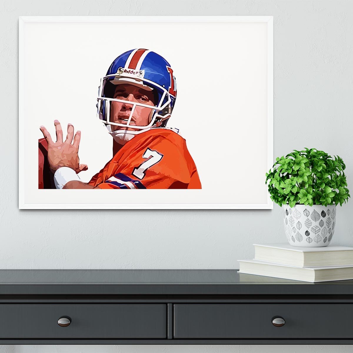 John Elway Framed Print - Canvas Art Rocks - 5