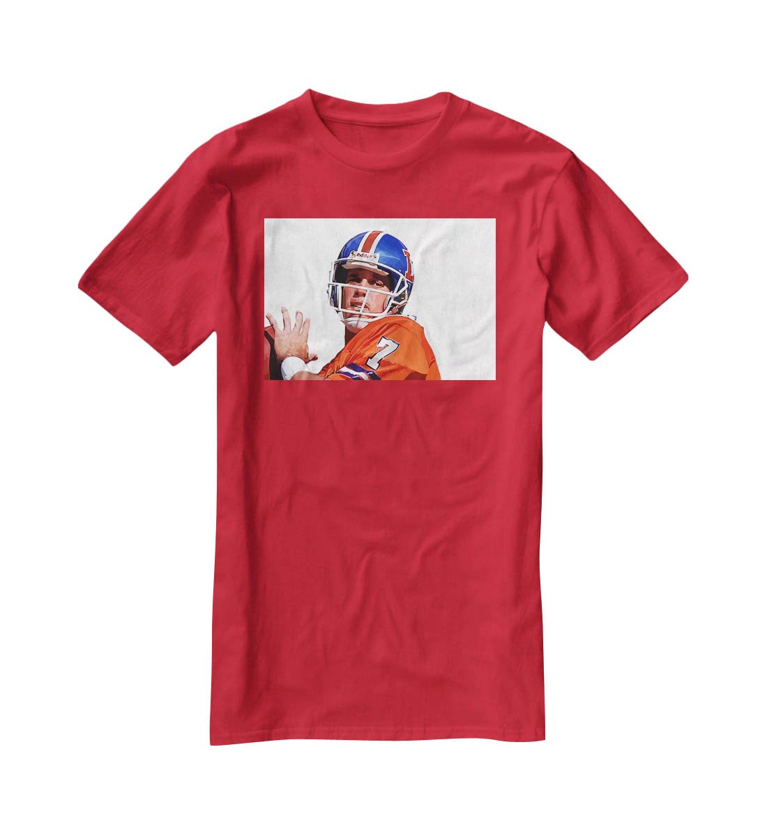 John Elway T-Shirt - Canvas Art Rocks - 4