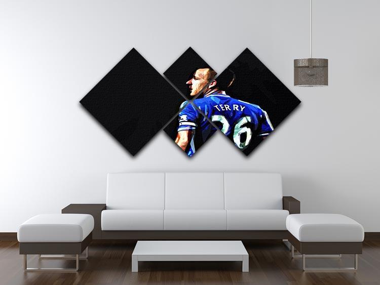 John Terry 4 Square Multi Panel Canvas - Canvas Art Rocks - 3