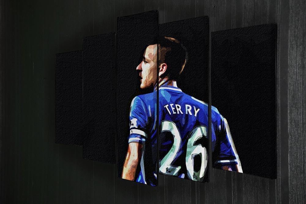 John Terry 5 Split Panel Canvas - Canvas Art Rocks - 2