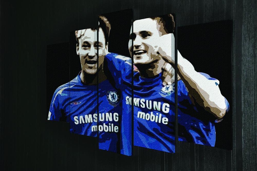 John Terry and Frank Lampard 5 Split Panel Canvas - Canvas Art Rocks - 2