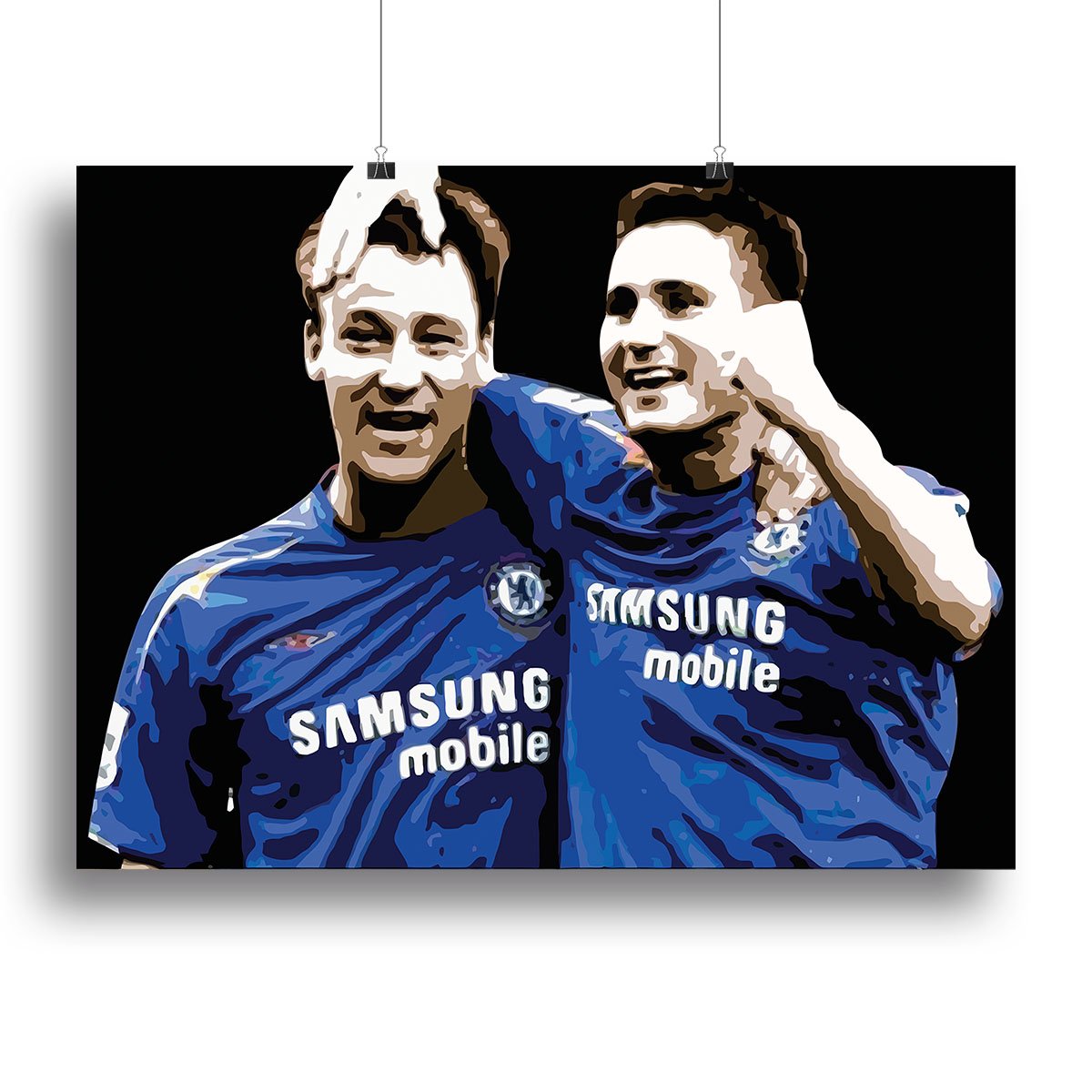 John Terry and Frank Lampard Canvas Print or Poster