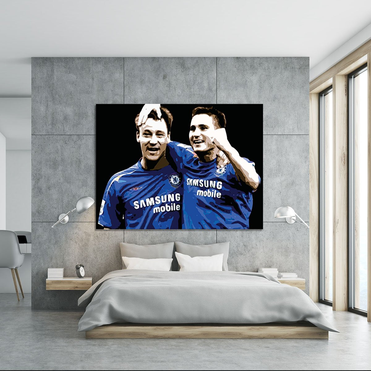 John Terry and Frank Lampard Canvas Print or Poster