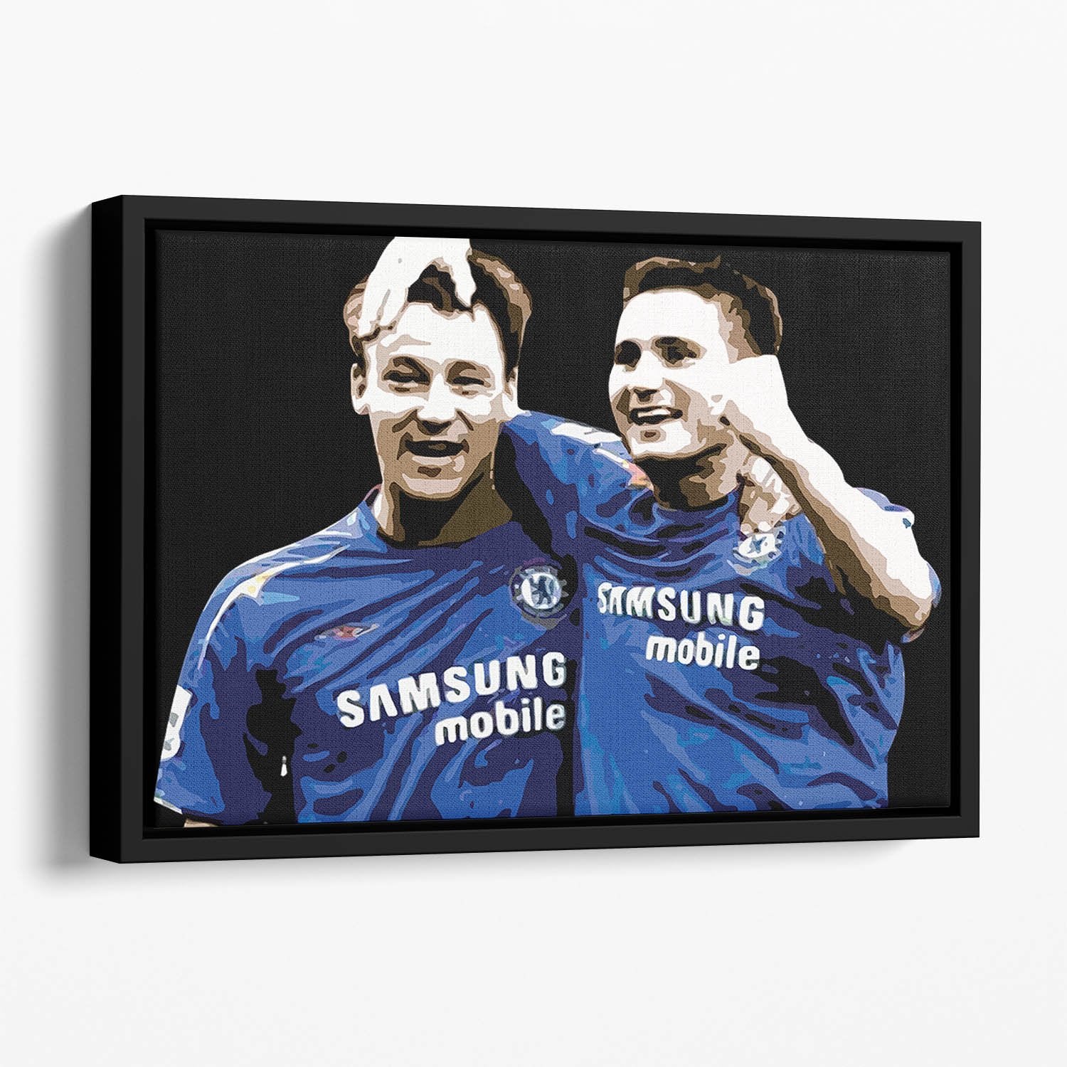 John Terry and Frank Lampard Floating Framed Canvas