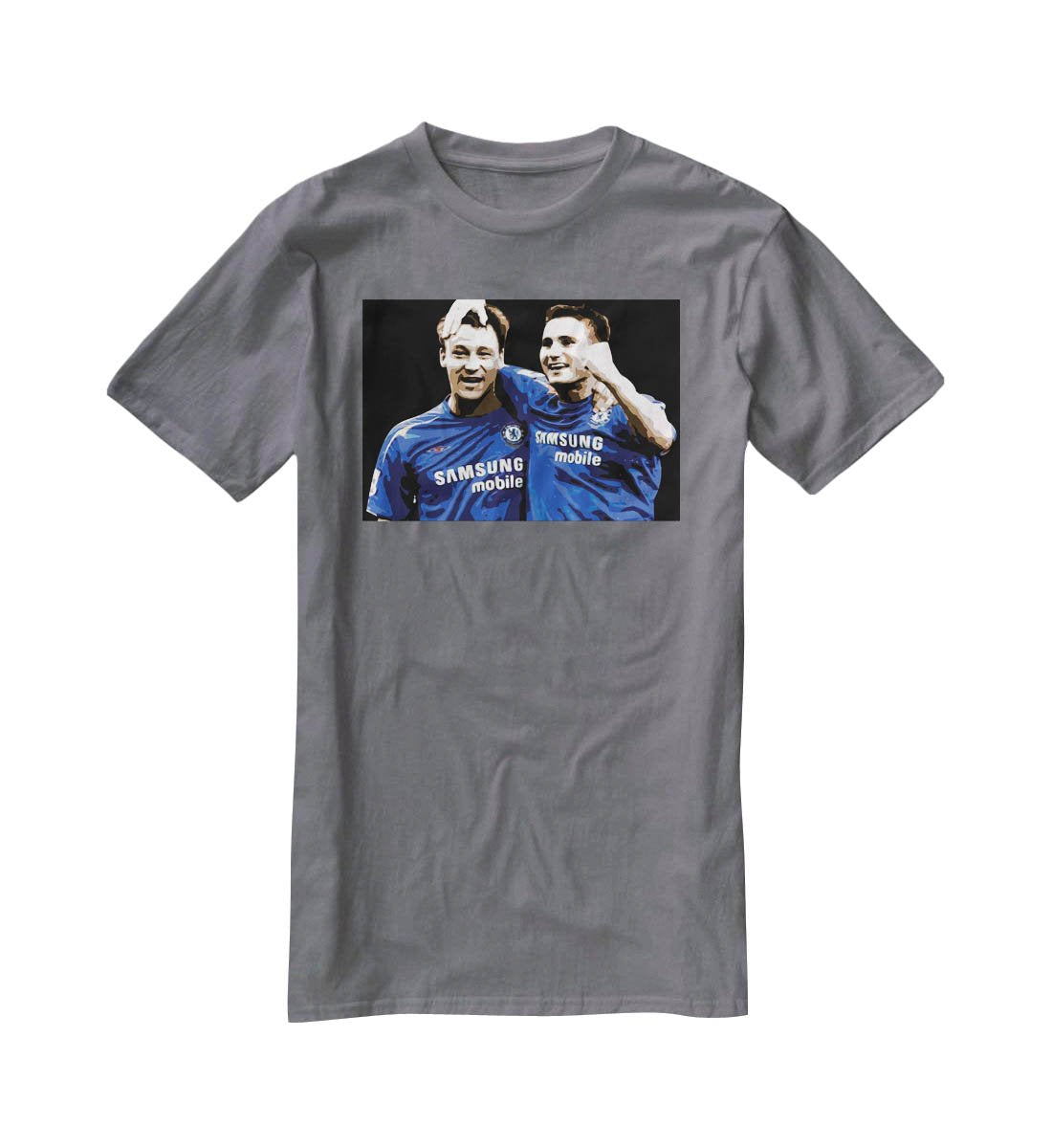 John Terry and Frank Lampard T-Shirt - Canvas Art Rocks - 3