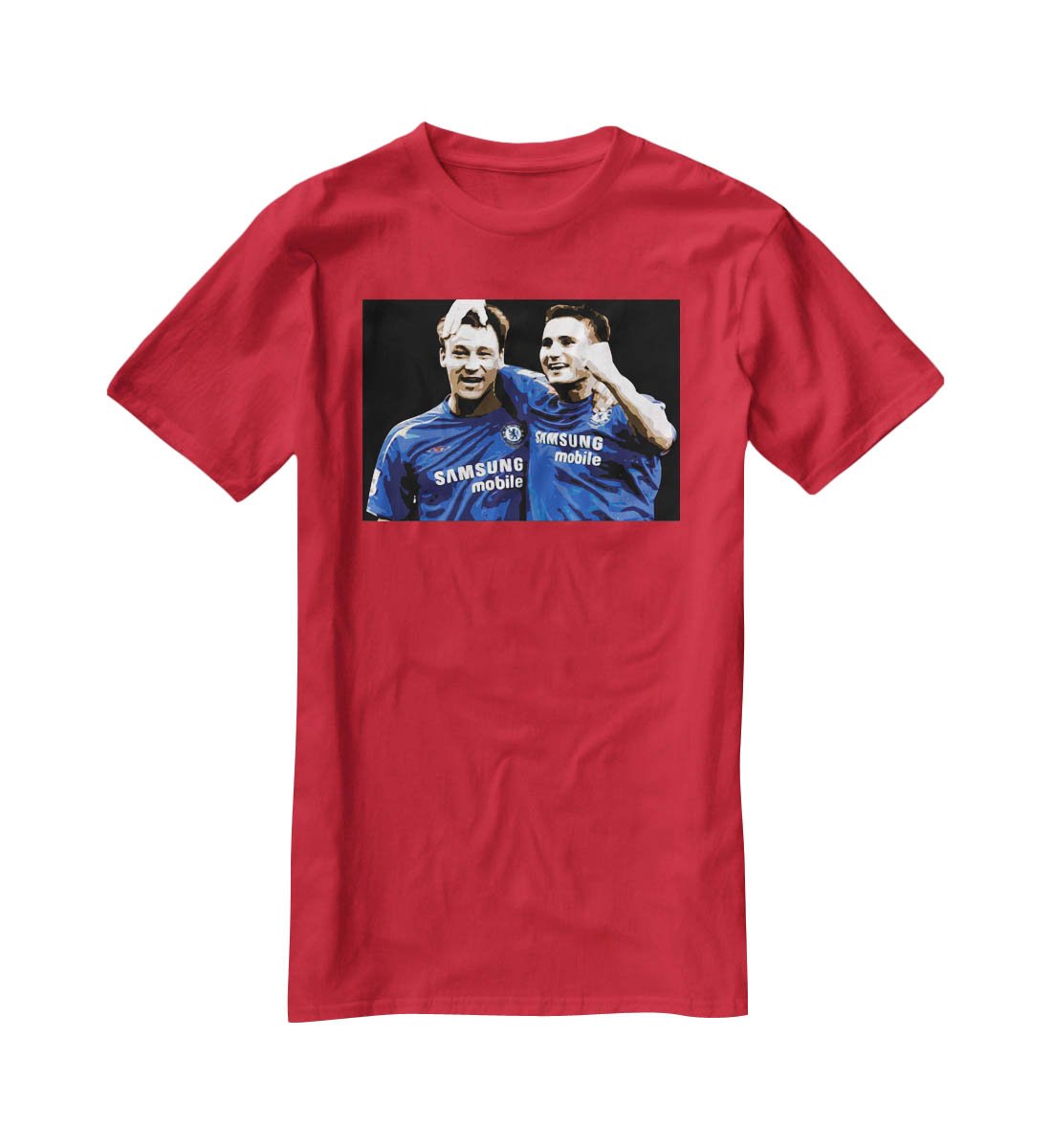 John Terry and Frank Lampard T-Shirt - Canvas Art Rocks - 4