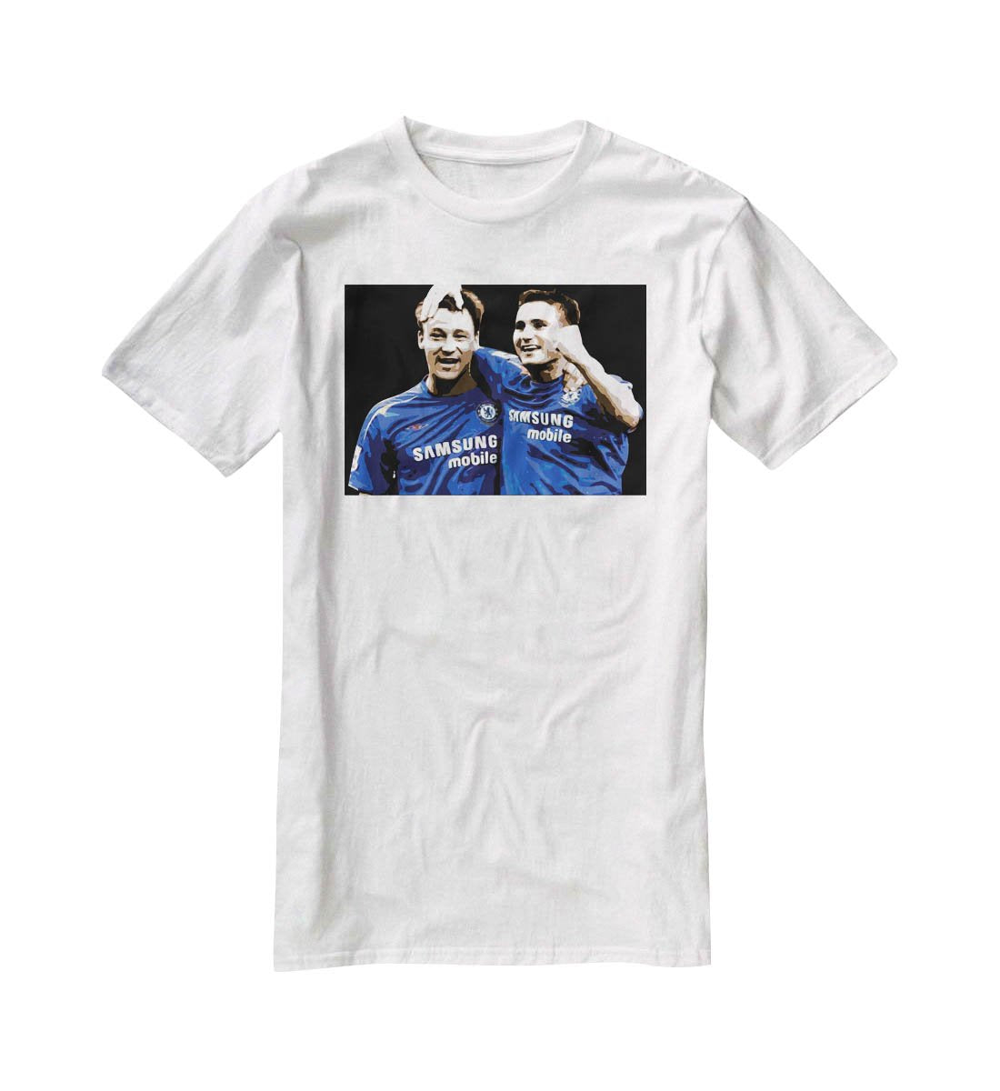 John Terry and Frank Lampard T-Shirt - Canvas Art Rocks - 5